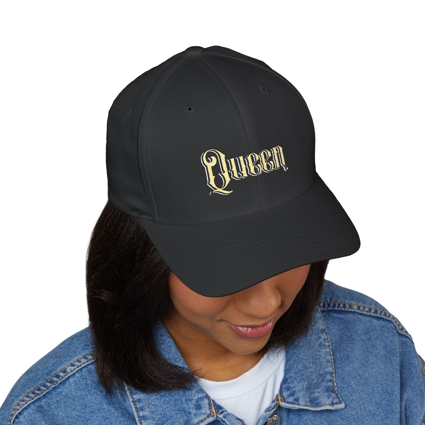 Lion's Main Apparel Royalty is Queen Embroidered Cap
