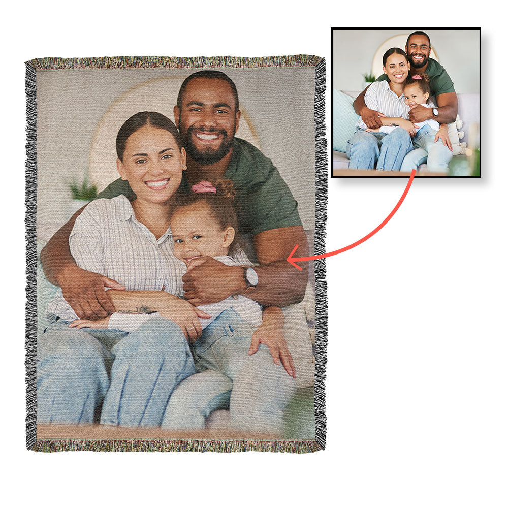 Lion's Main Apparel "Spread Happiness" Blanket/Personalizable