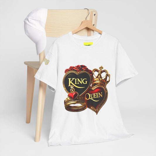 Lion's Main Apparel Royalty is King-Themed Unisex Heavy Cotton Tee
