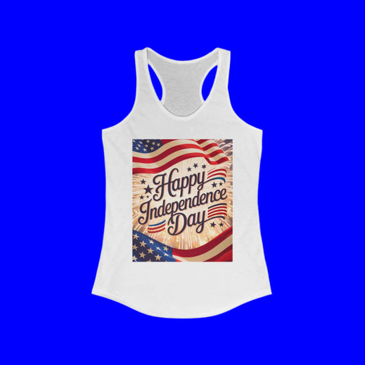 Lion's Main Apparel Independence Day Racerback Tank