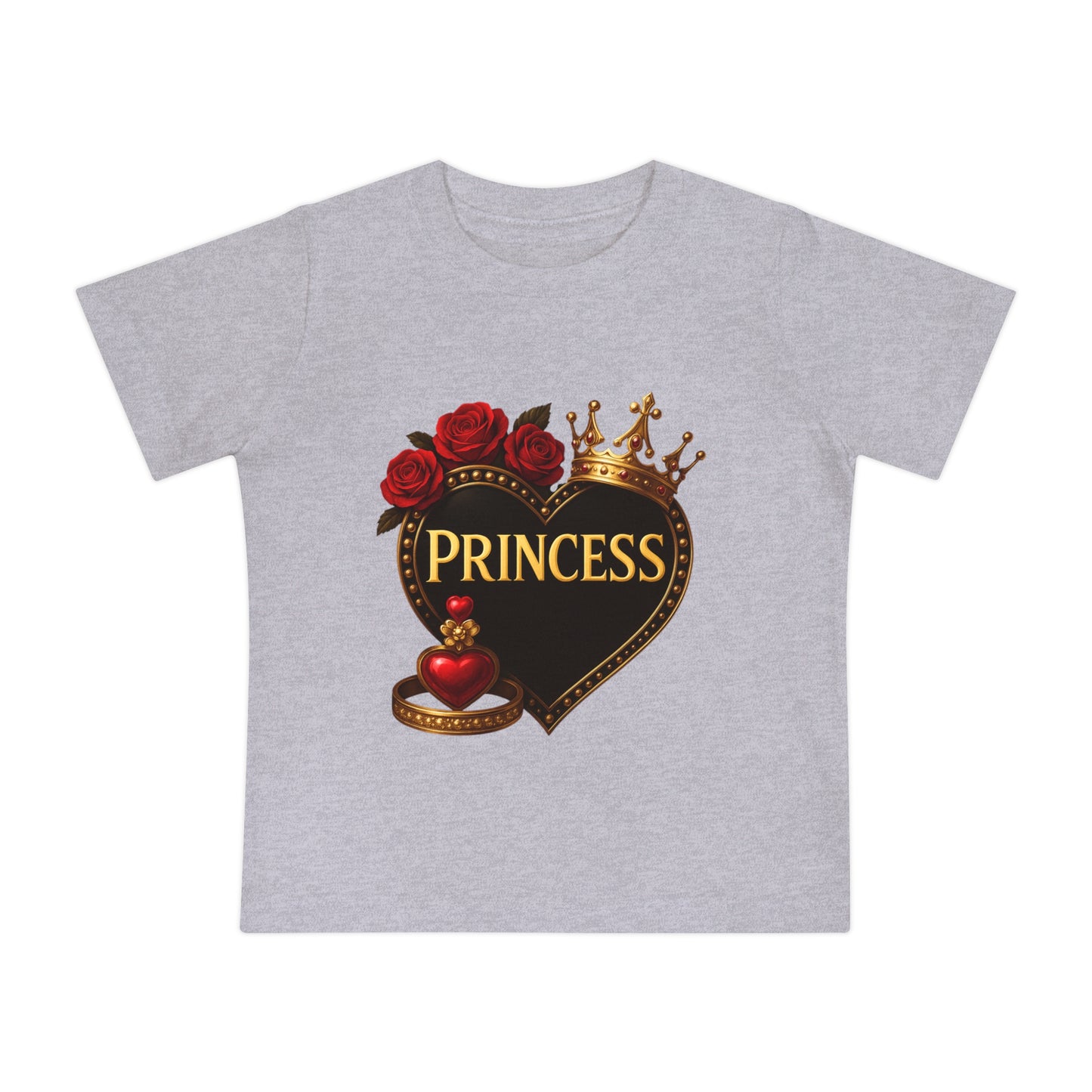 Lion's Main Apparel Royalty Princess Short Sleeve T-Shirt for Babies