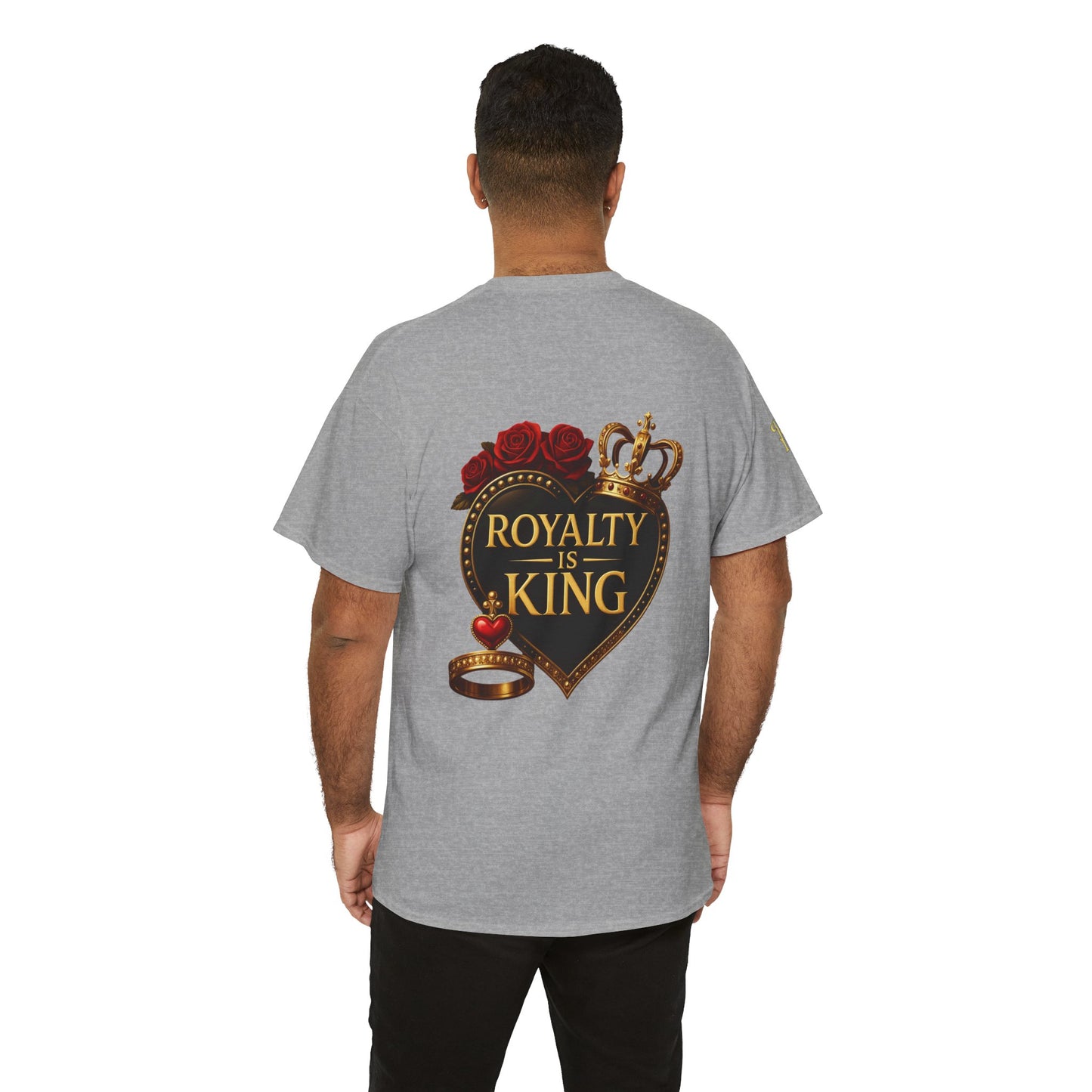 Lion's Main Apparel Royalty is King-Themed Unisex Heavy Cotton Tee