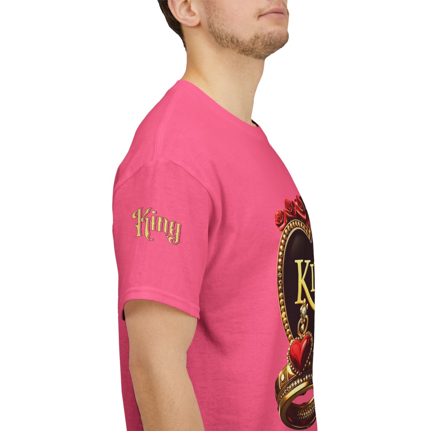 Lion's Main Apparel Royalty is King-Themed Unisex Heavy Cotton Tee