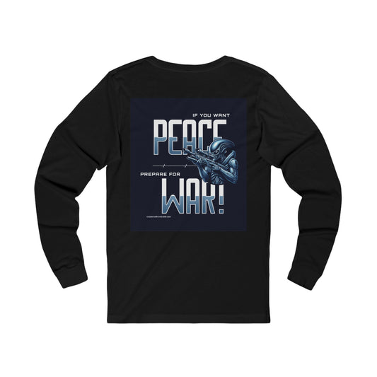 War and Peace Unisex Jersey Long Sleeve Tee