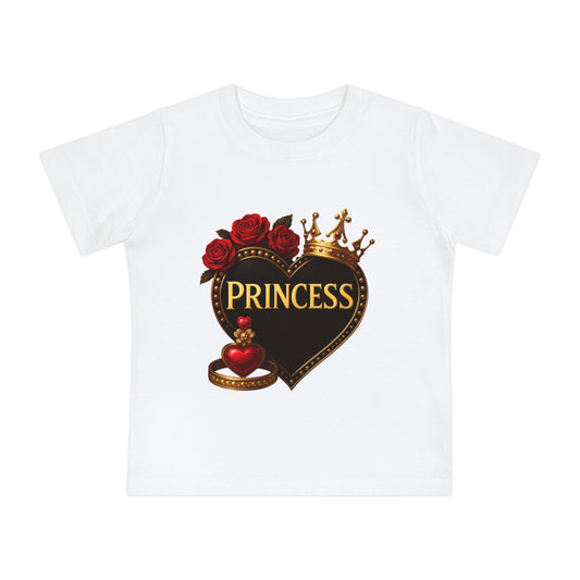 Lion's Main Apparel Royalty Princess Short Sleeve T-Shirt for Babies