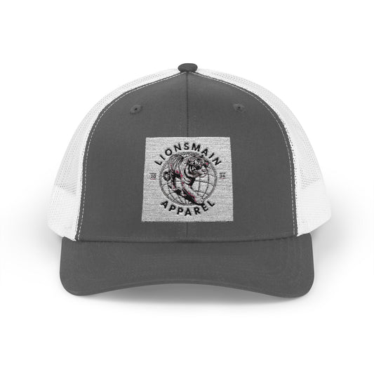 Snapback Trucker Lionsmain Apparel Cap [Created with www.kittl.com]