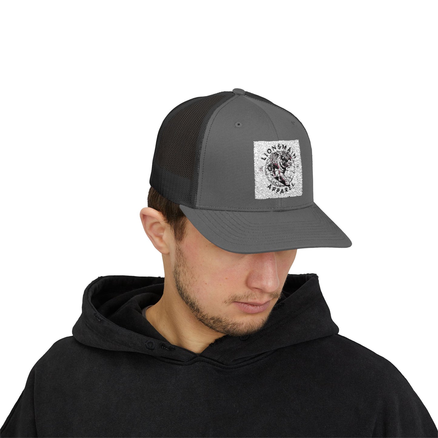 Snapback Trucker Lionsmain Apparel Cap [Created with www.kittl.com]