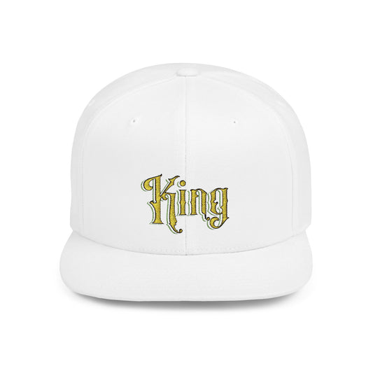 Lion's Main Apparel Royalty King Flat Bill Snapback Hat