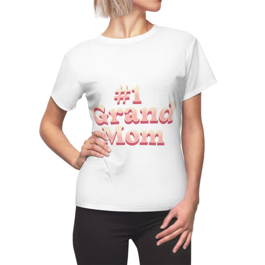 Lion's Main Apparel Customizable #1 Grand Mom Women''s Tee