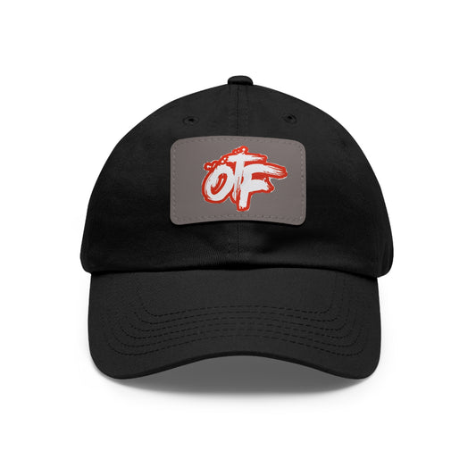 Stylish Lion's Main Apparel Dad Hat with Leather Patch