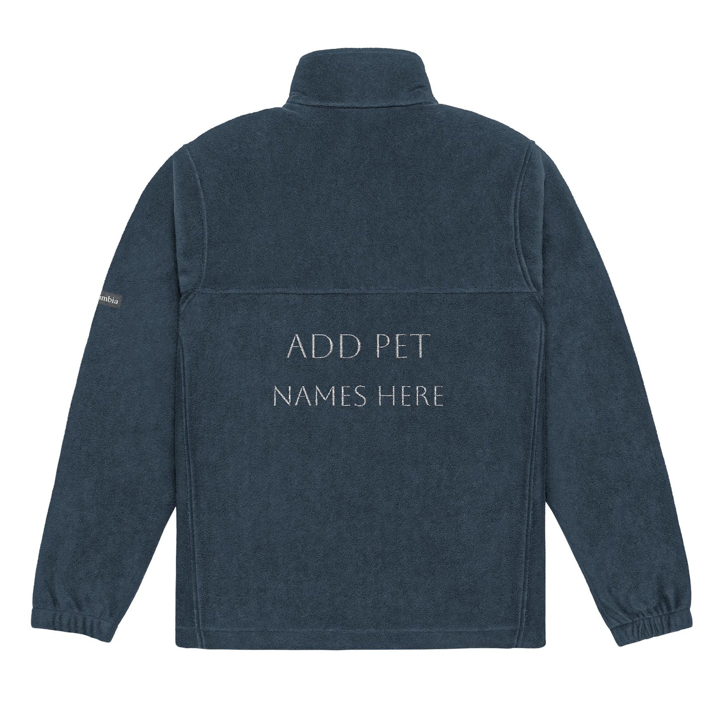 Personalized Unisex Fleece "Cat Mom Jacket" - Custom Embroidered Pet Name