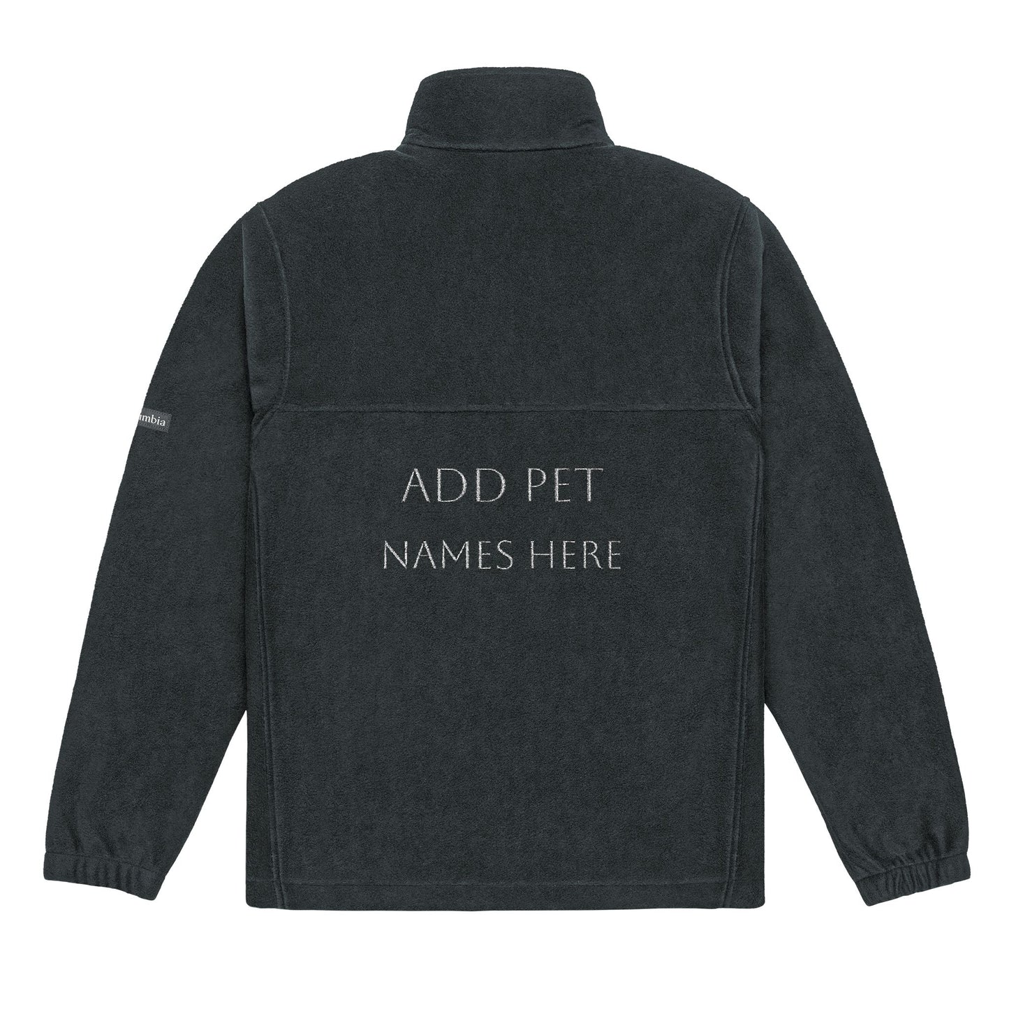 Personalized Unisex Fleece "Cat Mom Jacket" - Custom Embroidered Pet Name