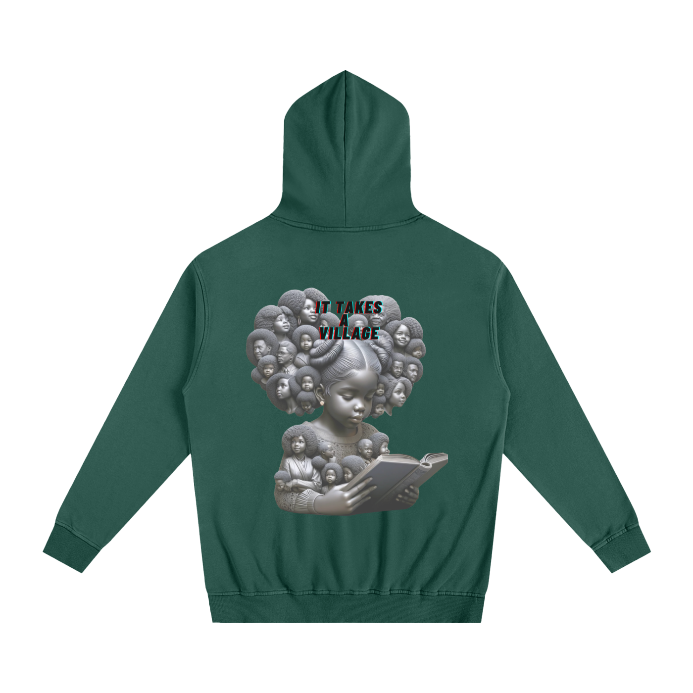 Lions Main "It Takes a Village" Oversized Essential Hoodie