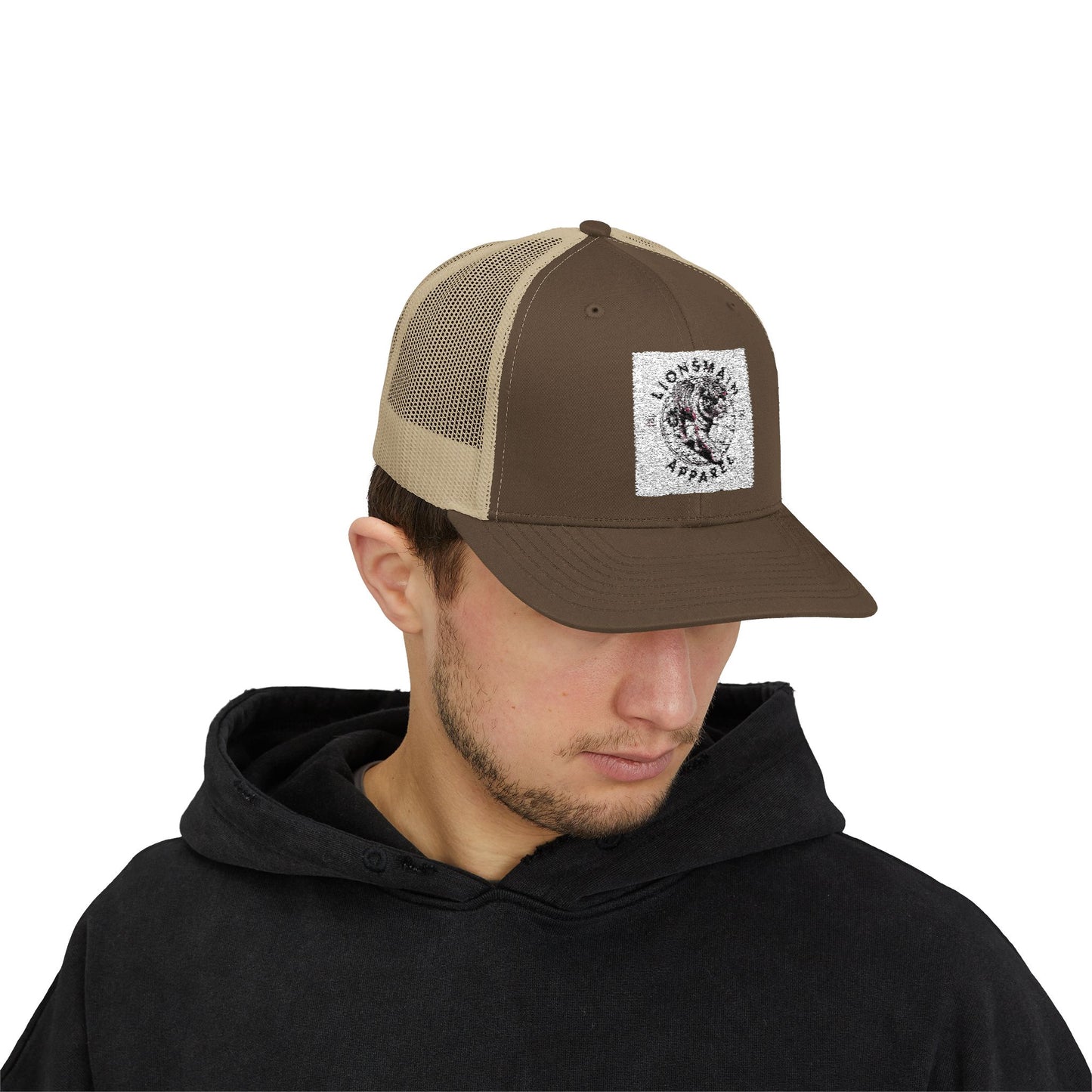 Snapback Trucker Lionsmain Apparel Cap [Created with www.kittl.com]