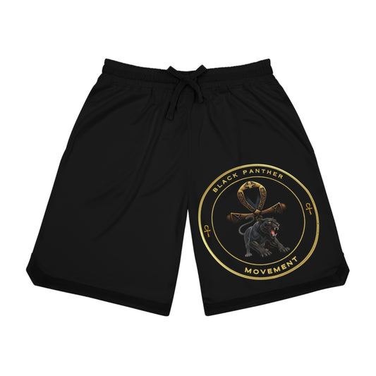 Lion's Main Apparel Black Panther Movement Basketball Rib Shorts