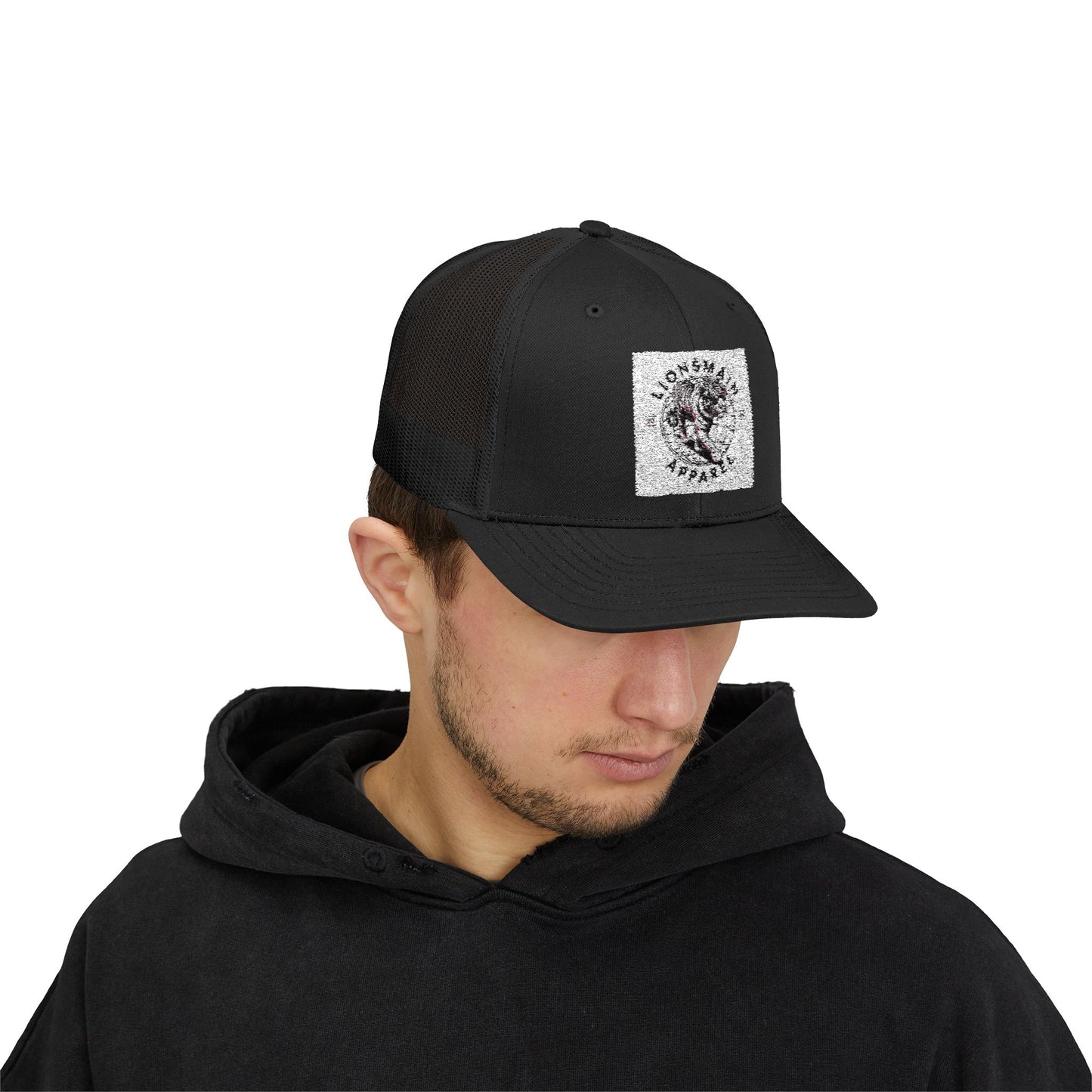 Snapback Trucker Lionsmain Apparel Cap [Created with www.kittl.com]