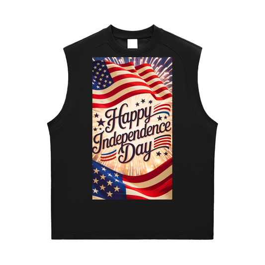Lion's Main Apparel Independence Day Sorona Quick-Dry Cooling Tank Top